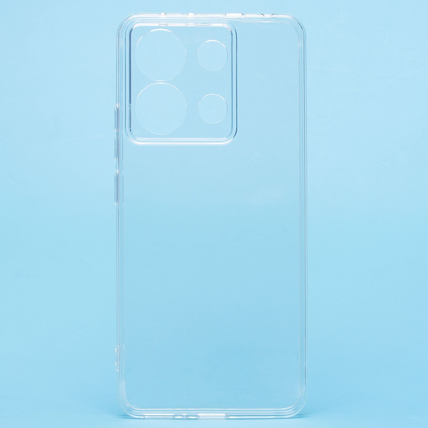 Чехол Xiaomi Redmi Note 13 (23124RA7EO) силиконовый (0,9 mm) <прозрачный>