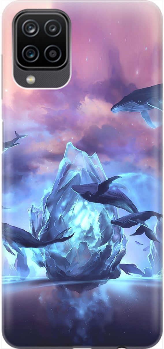 

Чехол на Samsung Galaxy A12/M12 с принтом "Фантазия кита", Голубой;синий, 1966