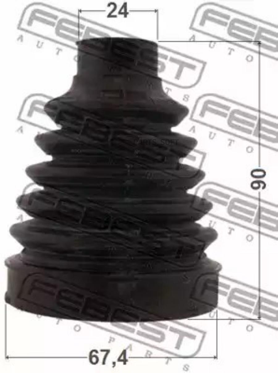 

FEBEST Пыльник ШРУСа CHEVROLET AVEO T300 2013- FEBEST 1015-T300