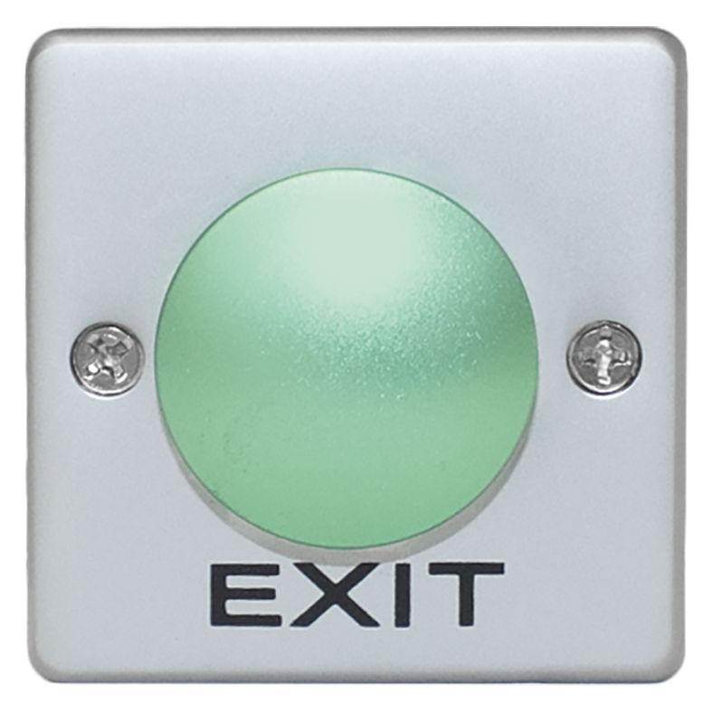 Накладная кнопка выхода Tantos TS-CLACK green металл сенсорная кнопка выхода tantos