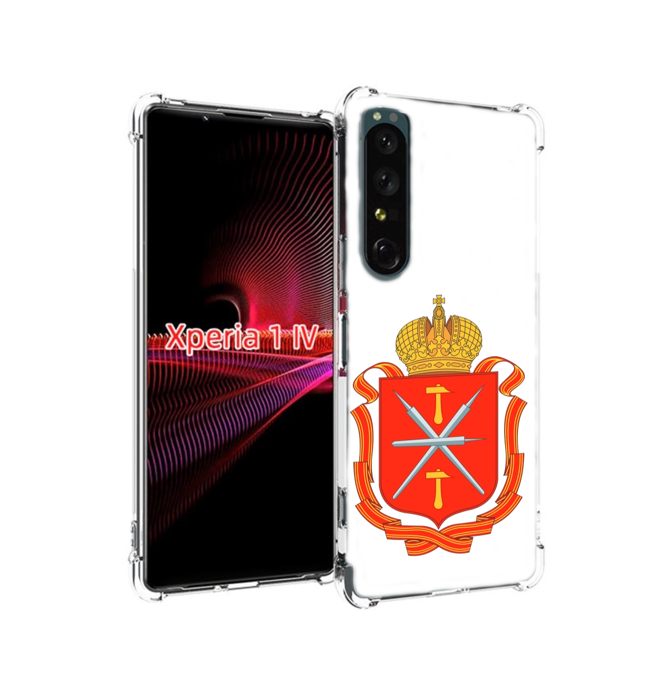 

Чехол накладка MyPads герб-тульская-область для Sony Xperia 1 IV, Прозрачный, Tocco