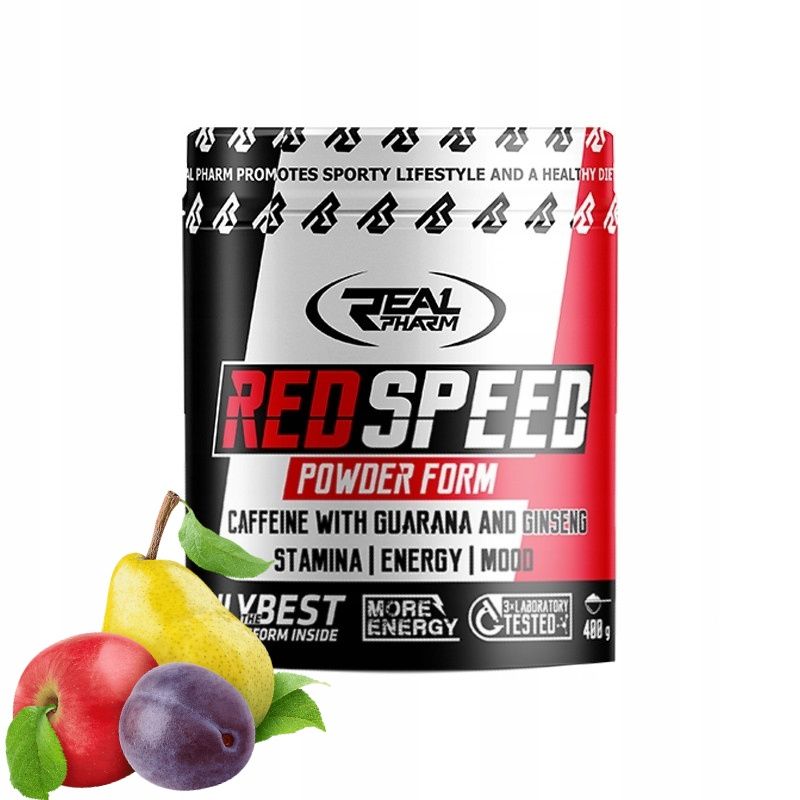 Предтренировочный комплекс Real Pharm Real Pharm, Red Speed, 400г (Лесные фрукты)
