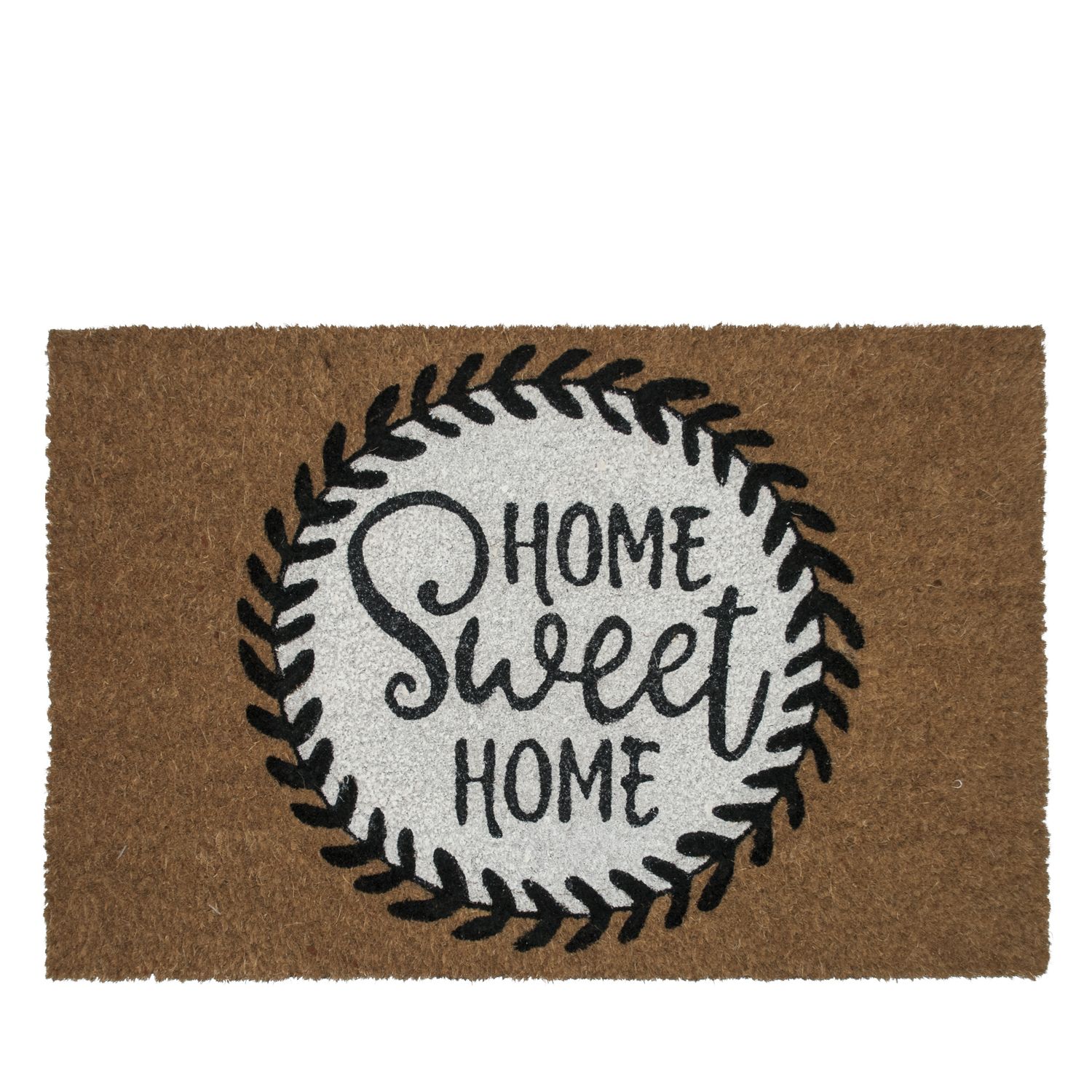 Коврик придверный Borghouse Home sweet home round размер 60 x 40 см