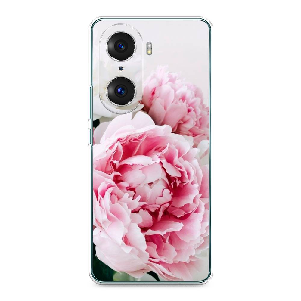 

Чехол на Honor 60 Pro "Розовые и белые пионы", Розовый;белый, 6106750-2