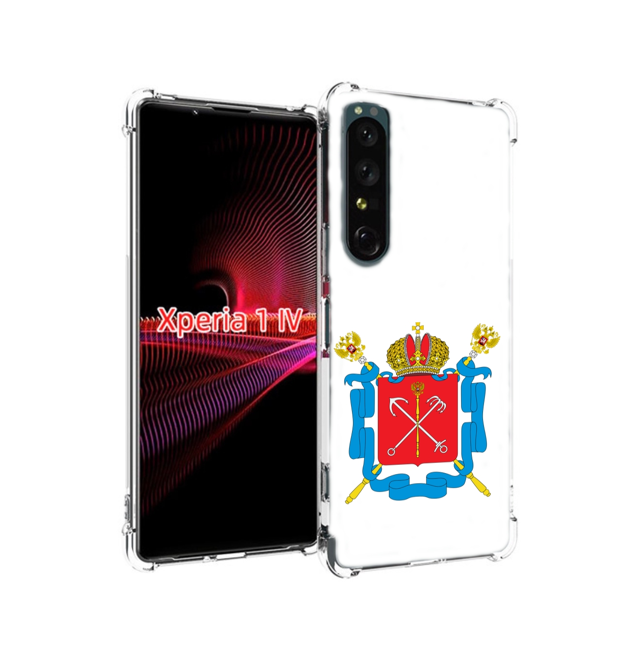 

Чехол накладка MyPads герб-санкт-петербург для Sony Xperia 1 IV, Прозрачный, Tocco
