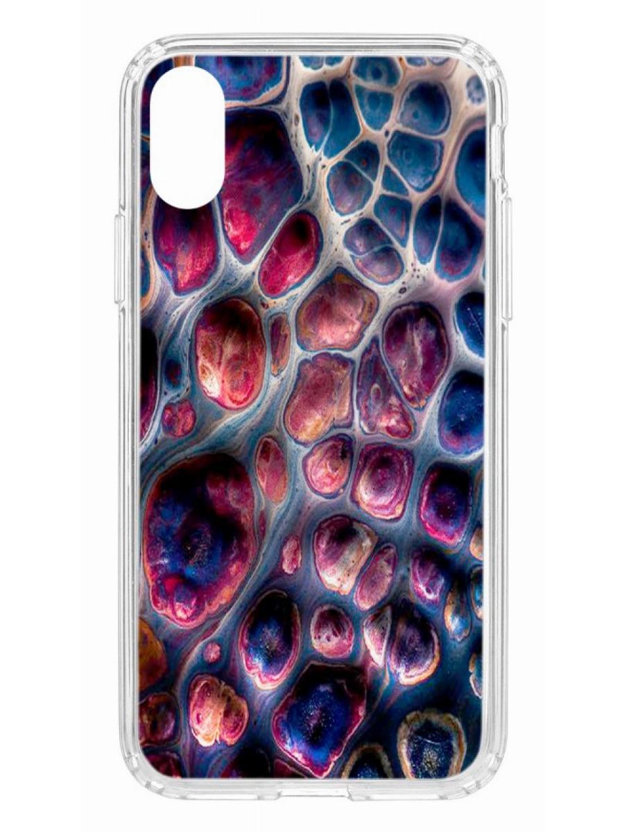 фото Чехол для apple iphone xs kruche print сплав кruче