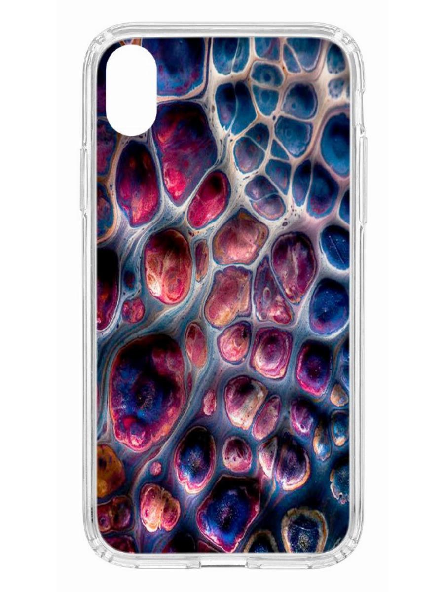 фото Чехол для apple iphone xr kruche print сплав кruче