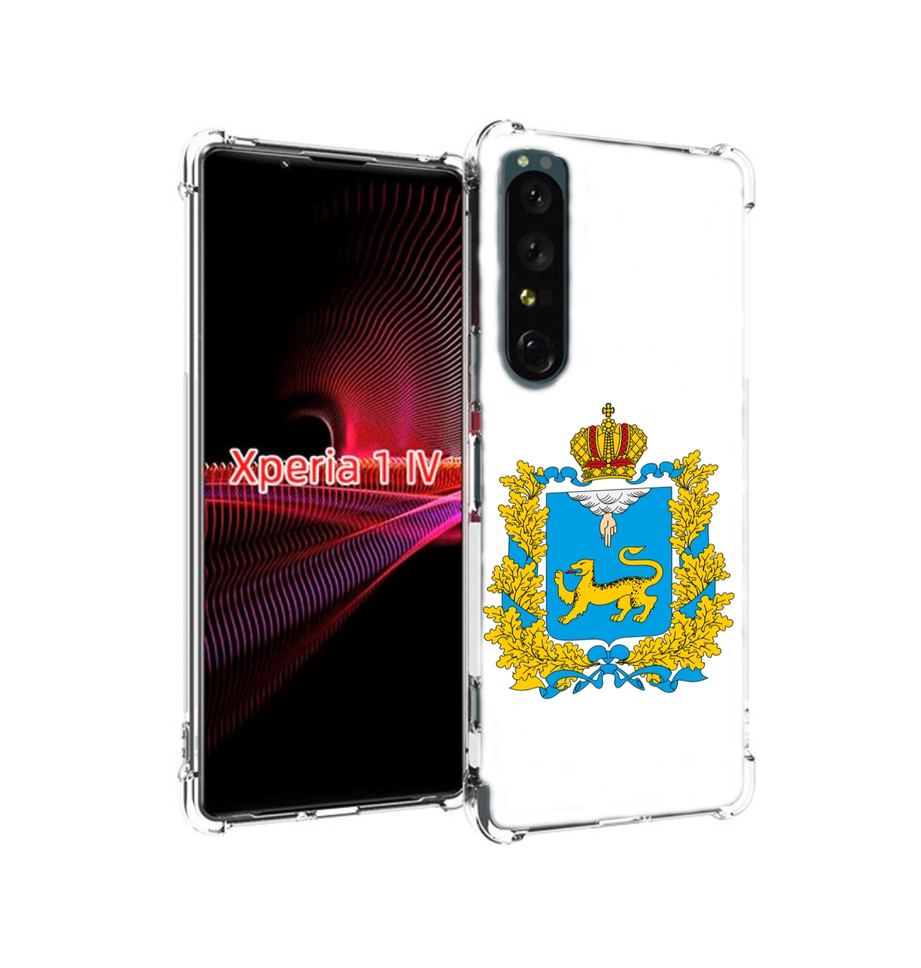 

Чехол накладка MyPads герб-псковская-область для Sony Xperia 1 IV, Прозрачный, Tocco