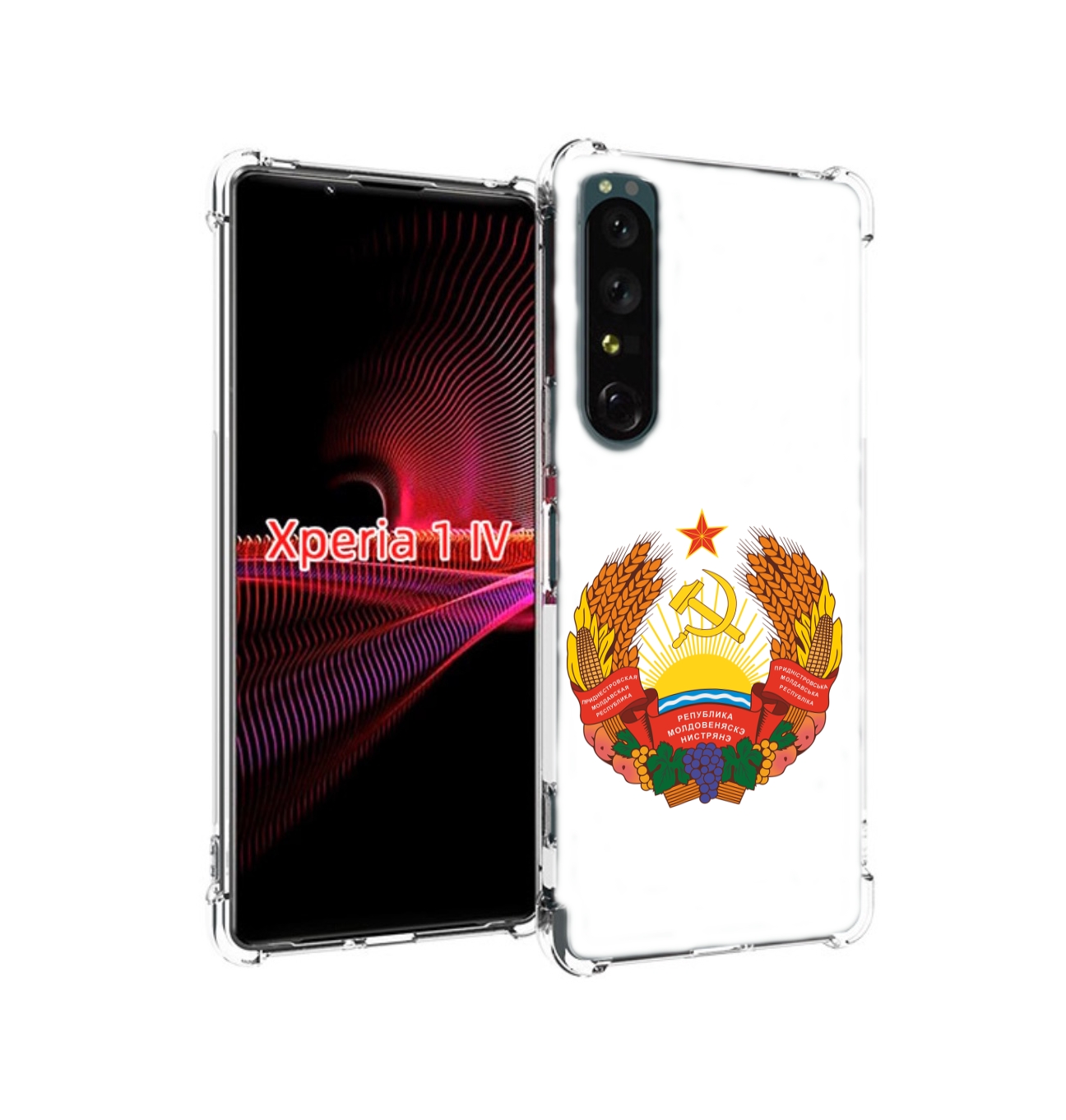

Чехол накладка MyPads герб-приднестровья для Sony Xperia 1 IV, Прозрачный, Tocco