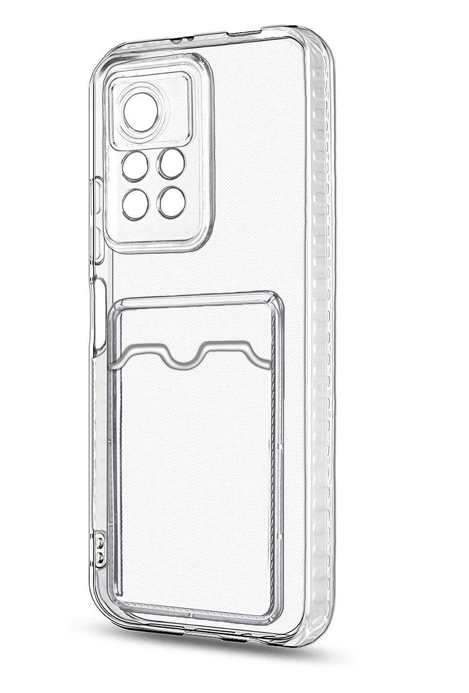 

Чехол Xiaomi Poco M4 Pro Clear Card прозрачный (IS009342)