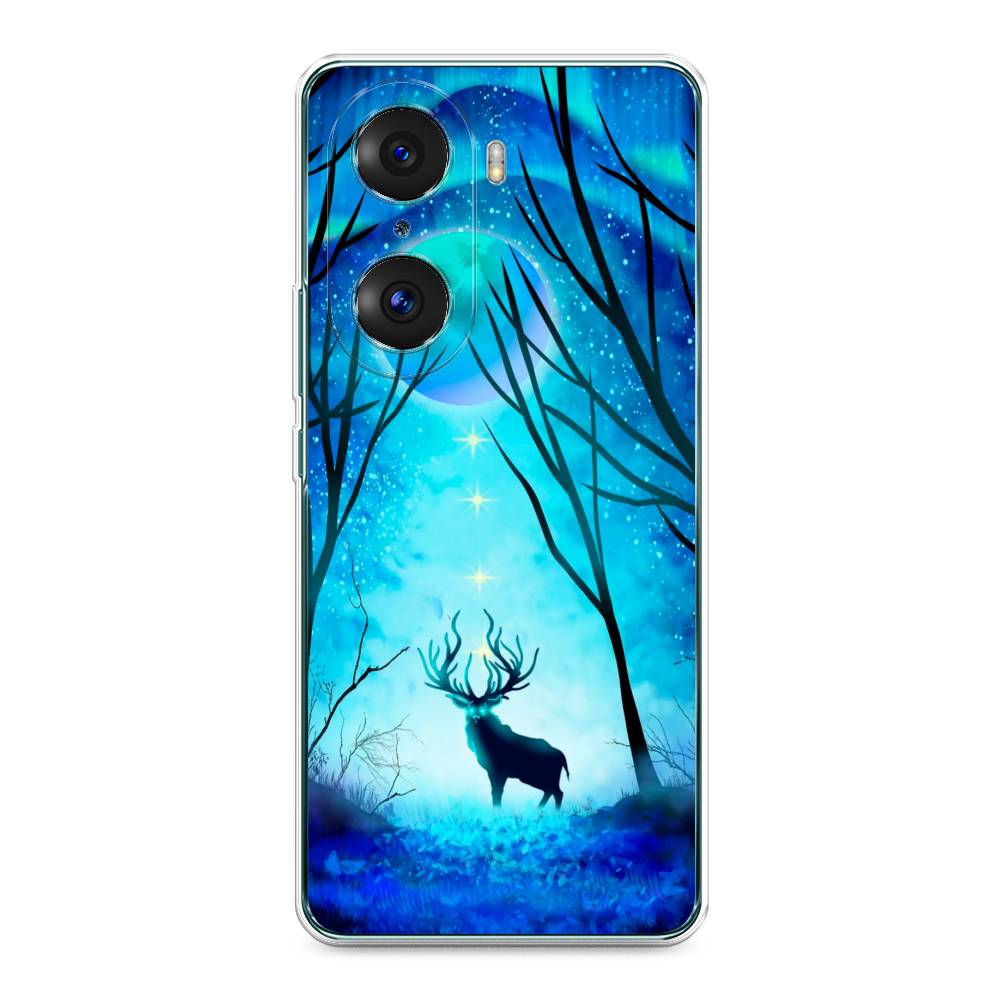 

Чехол на Honor 60 Pro "Олень северное сияние", Синий;черный;голубой, 6106750-1