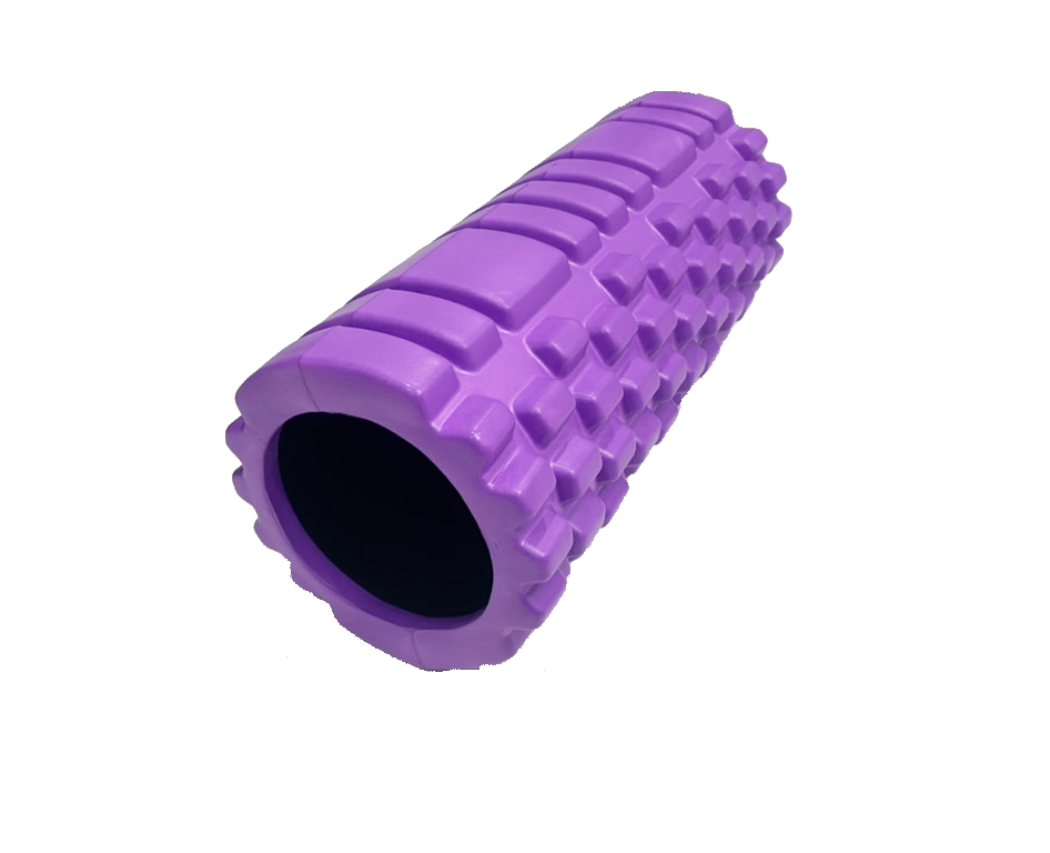 Ролик массажный для йоги Coneli Yoga Mesh 33x14 см фиолетовый