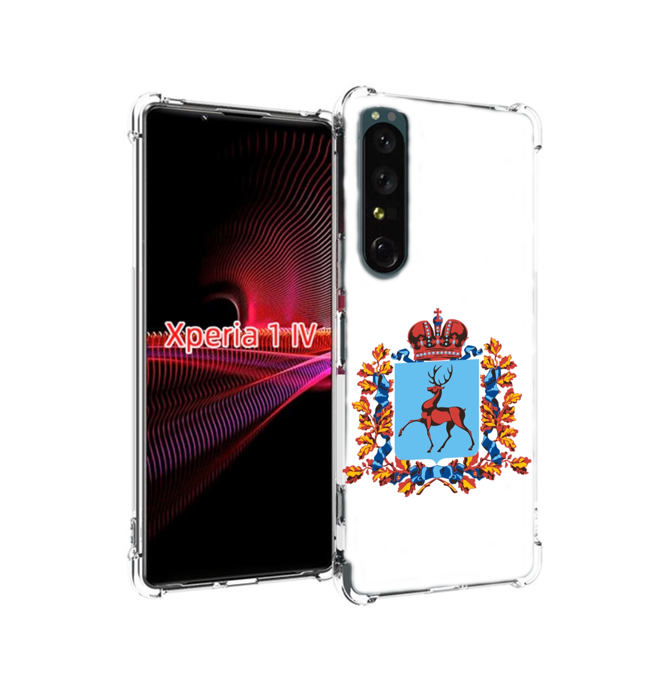 

Чехол накладка MyPads герб-нижегородская-область для Sony Xperia 1 IV, Прозрачный, Tocco