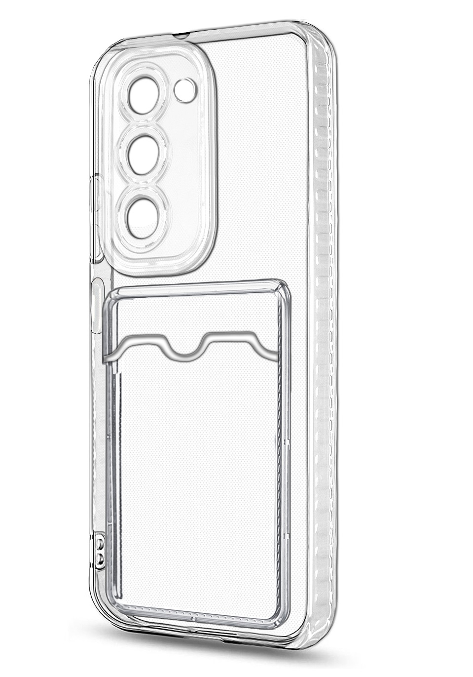 

Чехол Samsung S23 Plus Clear Card Прозрачный (IS974444)