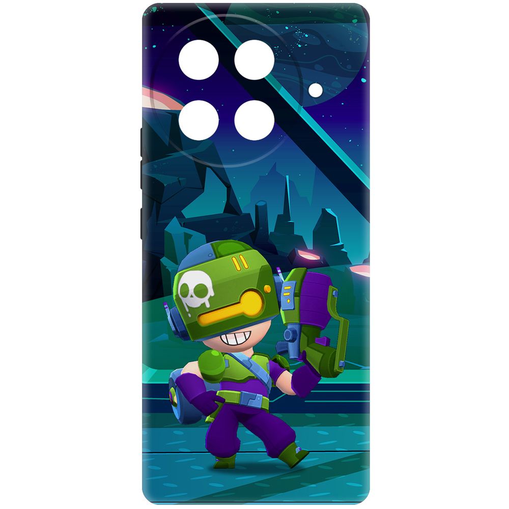 

Чехол-накладка Krutoff Soft Case Brawl Stars - Контрабандистка Пенни для TECNO Camon 30S, Черный