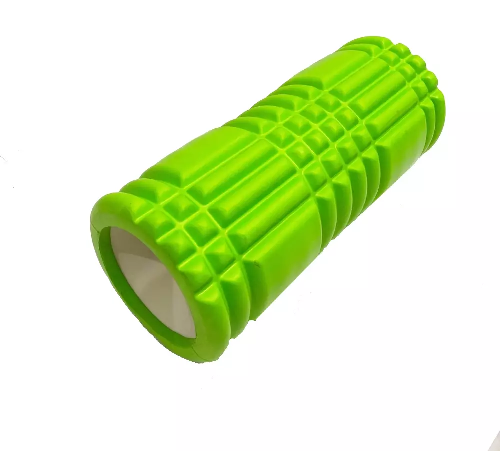 Ролик массажный для йоги Coneli Yoga Circular 33x14 см зелёный