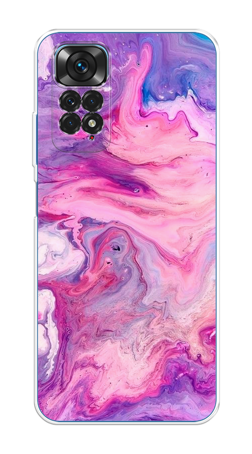 

Чехол на Xiaomi Redmi Note 11 4G Global/Redmi Note 11S "Нежно-розовая абстракция", Розовый, 312850-1