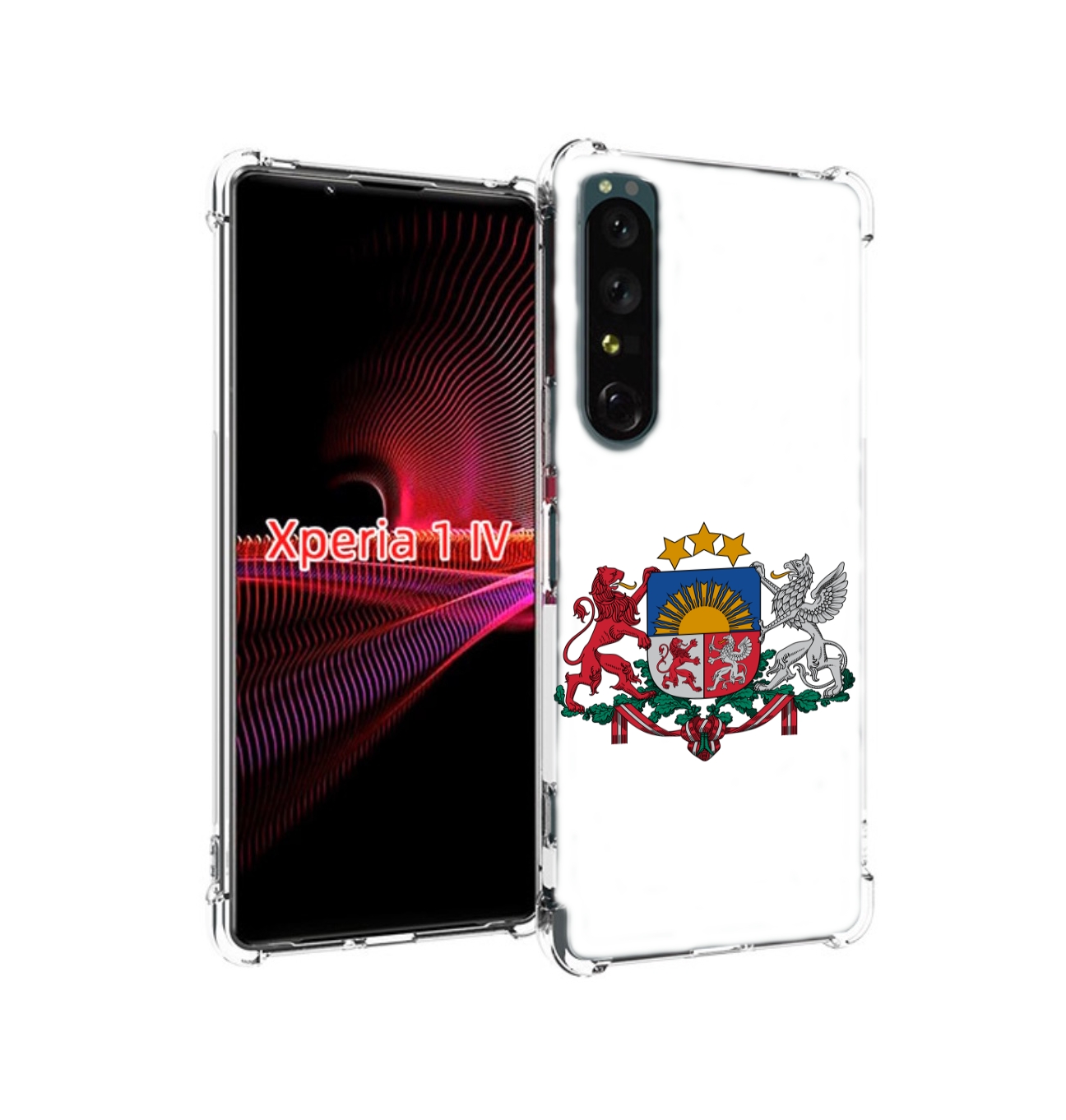 

Чехол накладка MyPads герб-латвии для Sony Xperia 1 IV, Прозрачный, Tocco