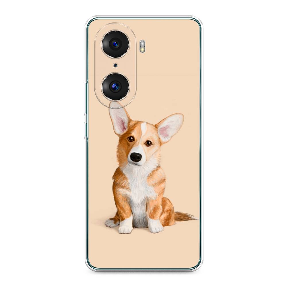 

Чехол на Honor 60 Pro "Грустный Корги", Коричневый;бежевый, 6106750-1