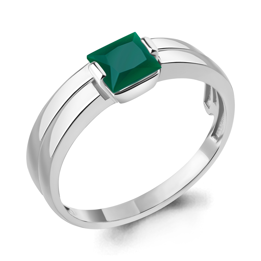 

Кольцо из серебра с агатом Aquamarine Aquamarine 6955309_925_р р. 17, 6955309_925_р