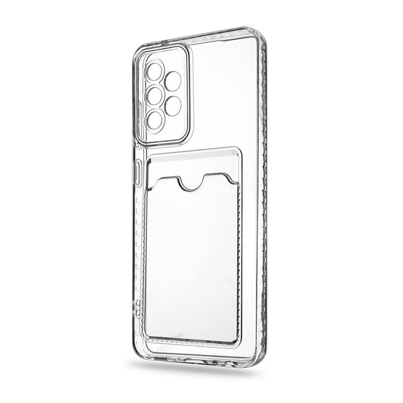 

Чехол Samsung A72 Clear Card прозрачный (IS789735)
