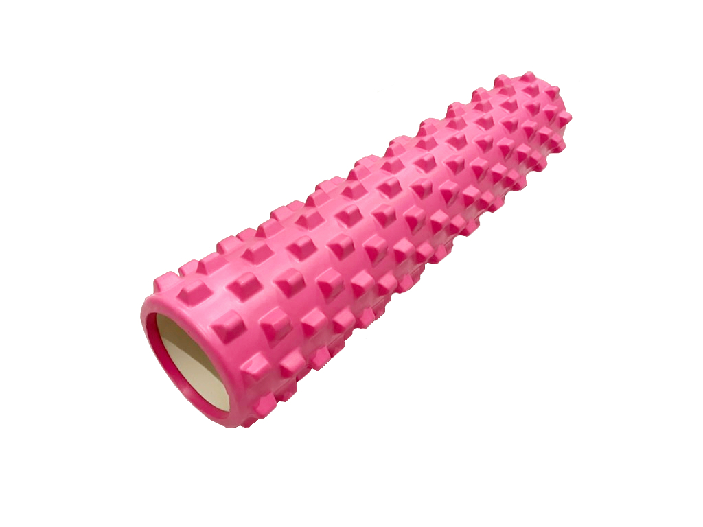 Ролик массажный для йоги Coneli Yoga 61 61x14 см розовый