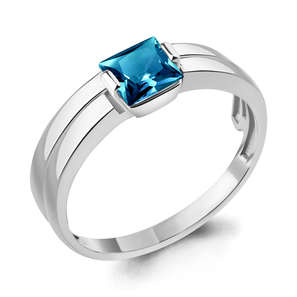 

Кольцо из серебра с топазом Aquamarine Aquamarine 6955308_925_р р, 6955308_925_р
