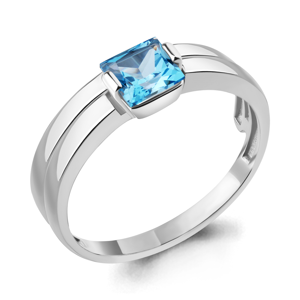 

Кольцо из серебра с топазом Aquamarine Aquamarine 6955305_925_р р, 6955305_925_р