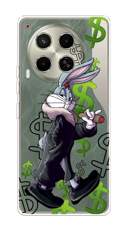 

Чехол на Tecno Camon 30 5G "Rich Bugs Bunny", Зеленый;черный;голубой, 305550-1