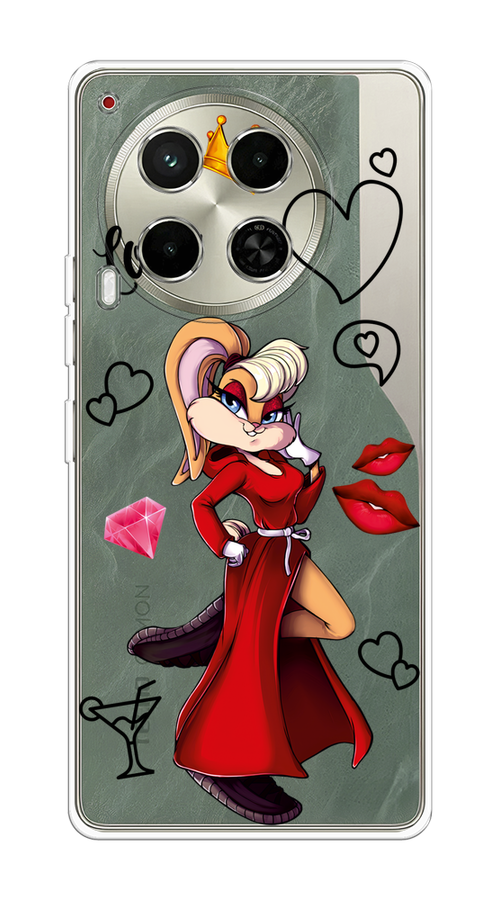 

Чехол на Tecno Camon 30 5G "Rich Lola Bunny", Красный;бежевый;оранжевый, 305550-1