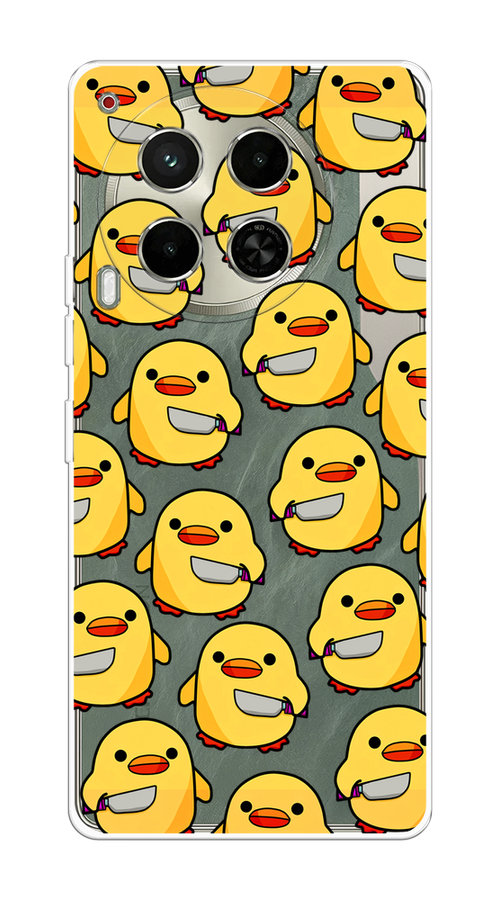 

Чехол на Tecno Camon 30 5G "Утка с ножом", Прозрачный;желтый;оранжевый, 305550-1