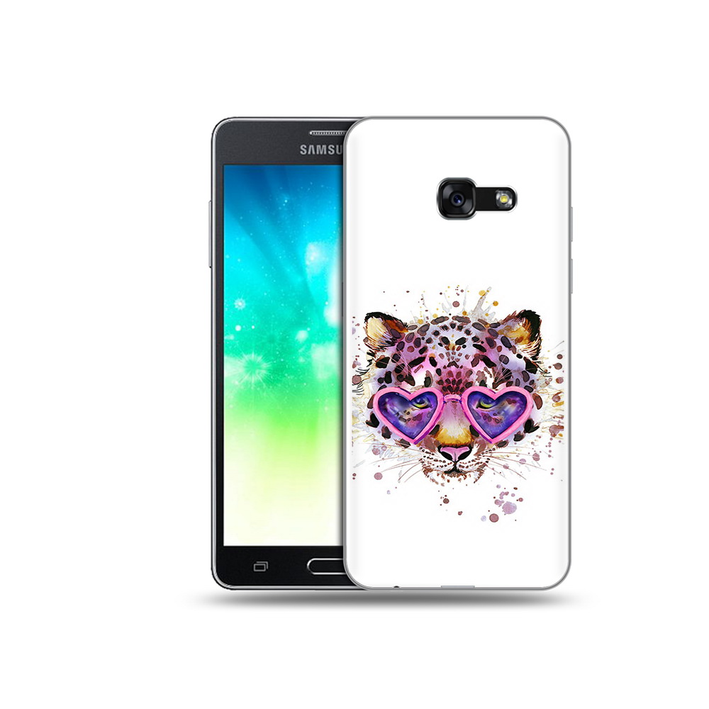 

Чехол MyPads Tocco для Samsung Galaxy A3 (2017) модный леопард (PT51197.565.480), Прозрачный, Tocco