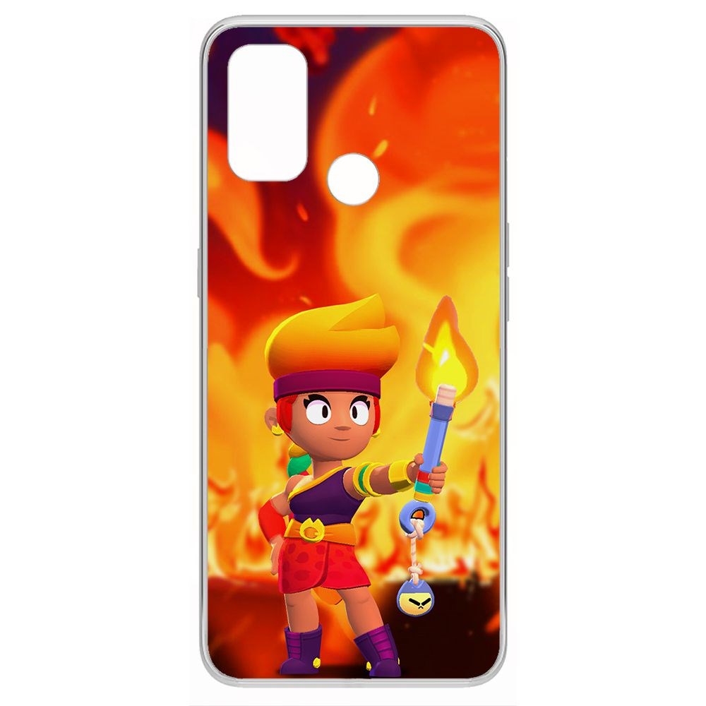 

Чехол-накладка Brawl Stars-Амбер для Oppo A33 (2020), Прозрачный