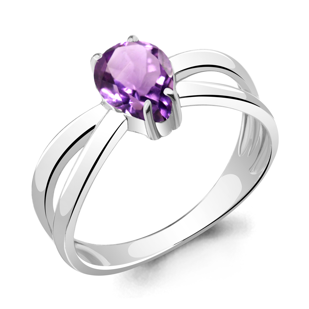 

Кольцо из серебра с аметистом Aquamarine Aquamarine 6955204_925_р р, 6955204_925_р
