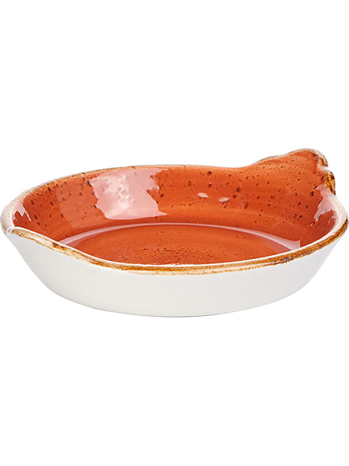 Сковорода порционная Steelite Craft Terracotta фарфоровая с ручками 16,5 см