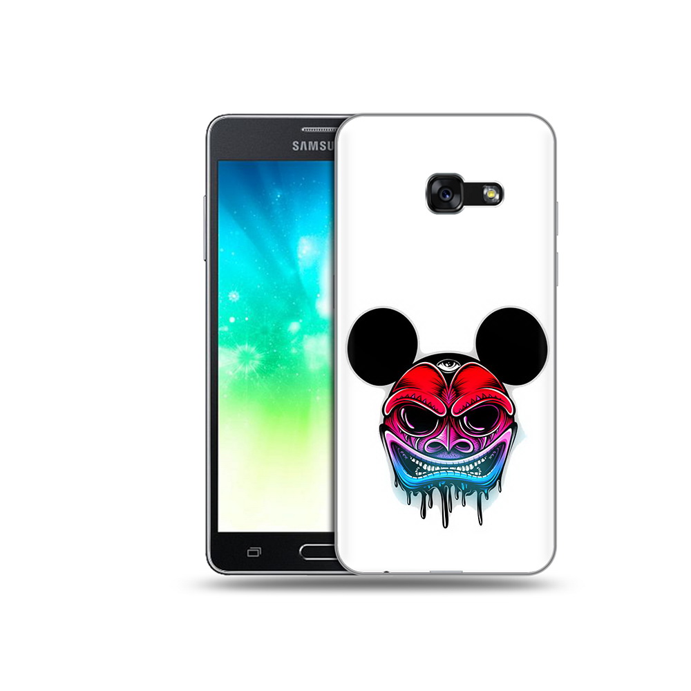 

Чехол MyPads Tocco для Samsung Galaxy A3 (2017) микки в маске (PT51197.565.473), Прозрачный, Tocco