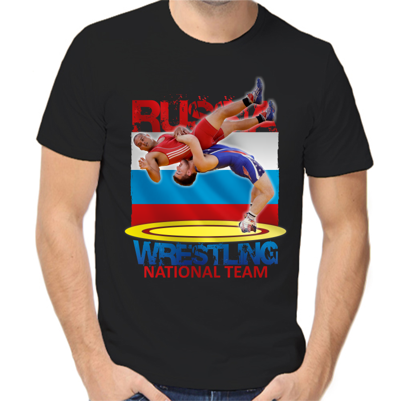 

Футболка мужская черная 58 р-р russia wrestling national team, Черный, fm_wrestling_national_team