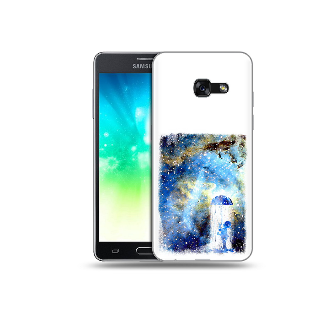 

Чехол MyPads Tocco для Samsung Galaxy A3 (2017) мальчик в небе (PT51197.565.455), Прозрачный, Tocco