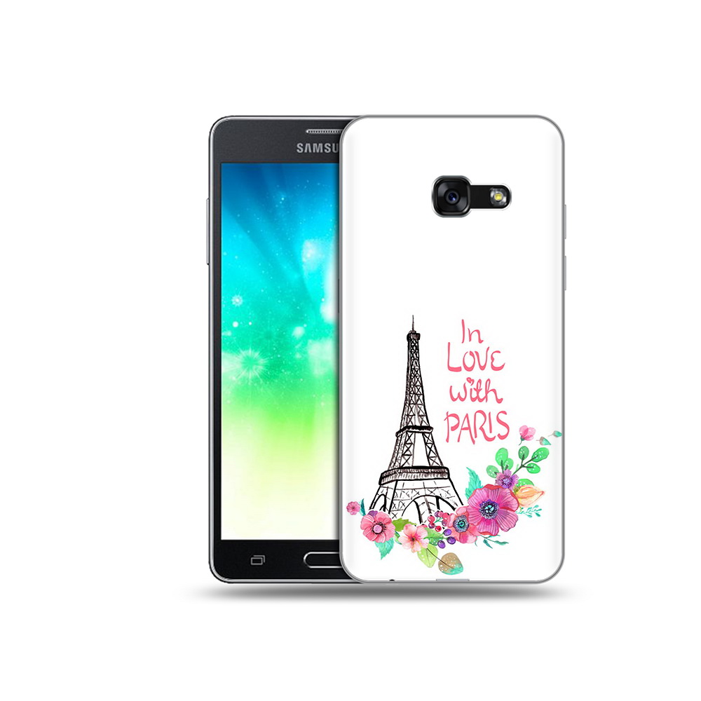 

Чехол MyPads Tocco для Samsung Galaxy A3 (2017) любимый париж (PT51197.565.452), Прозрачный, Tocco