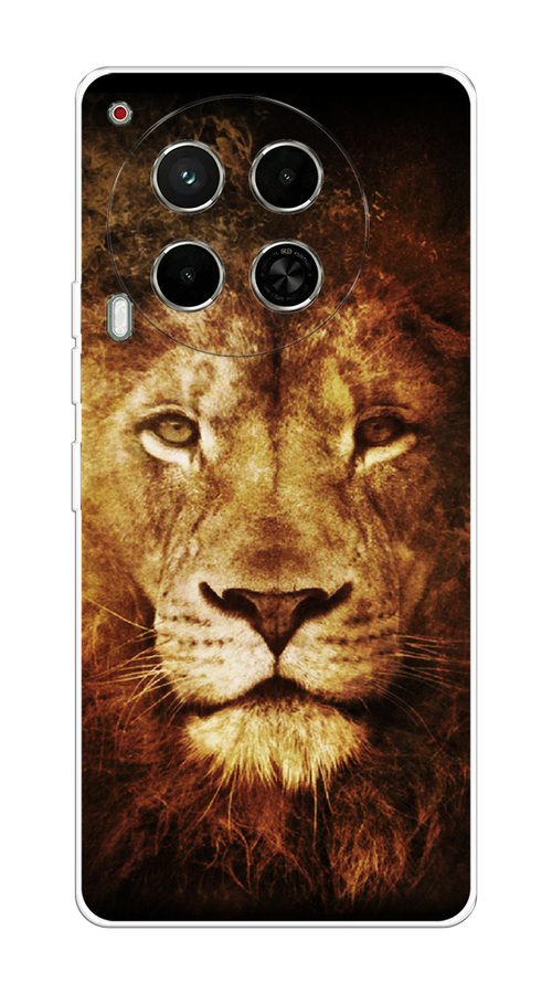 

Чехол на Tecno Camon 30 5G "Лев", Черный;коричневый;желтый, 305550-1