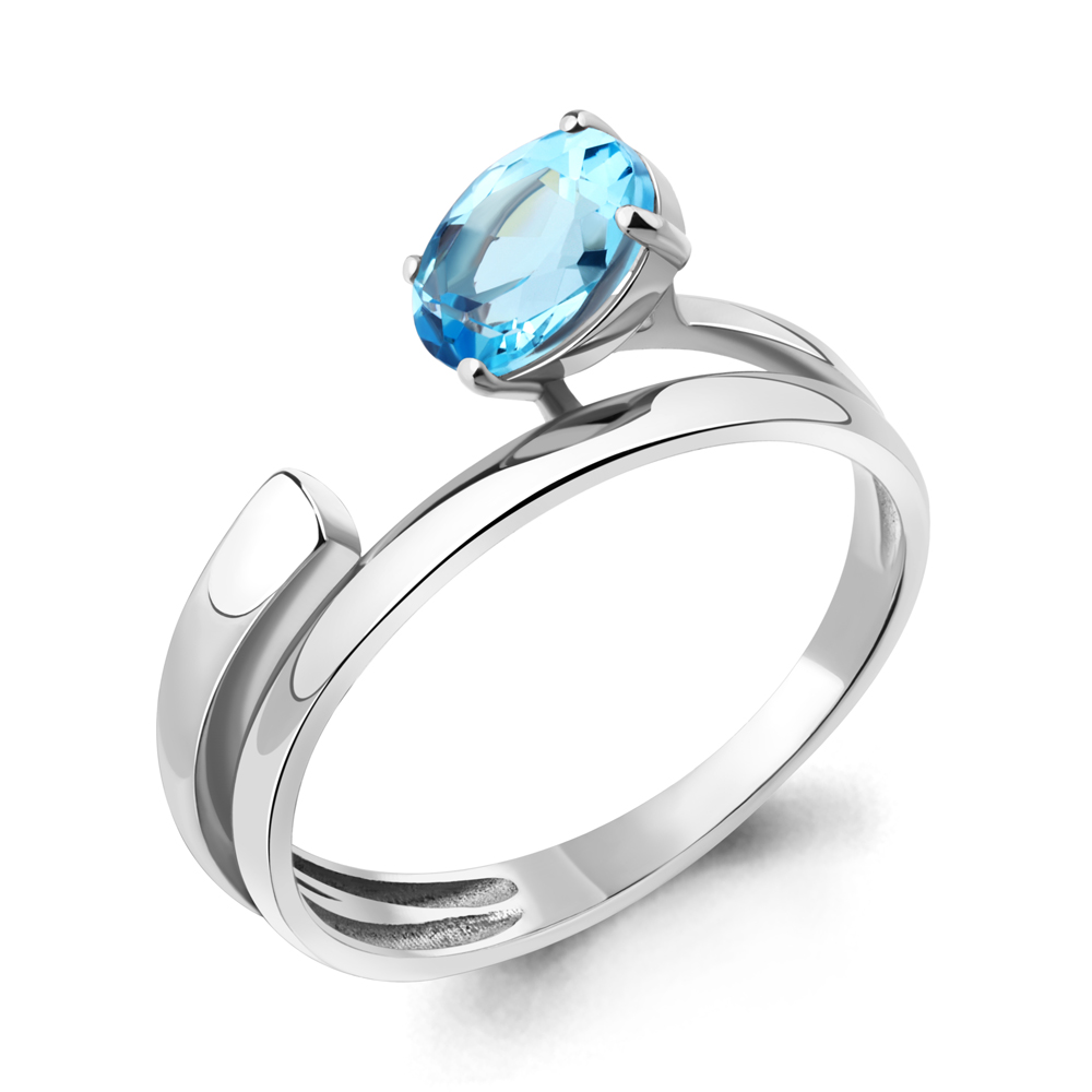 

Кольцо из серебра с топазом Aquamarine Aquamarine 6955105_925_р р, 6955105_925_р