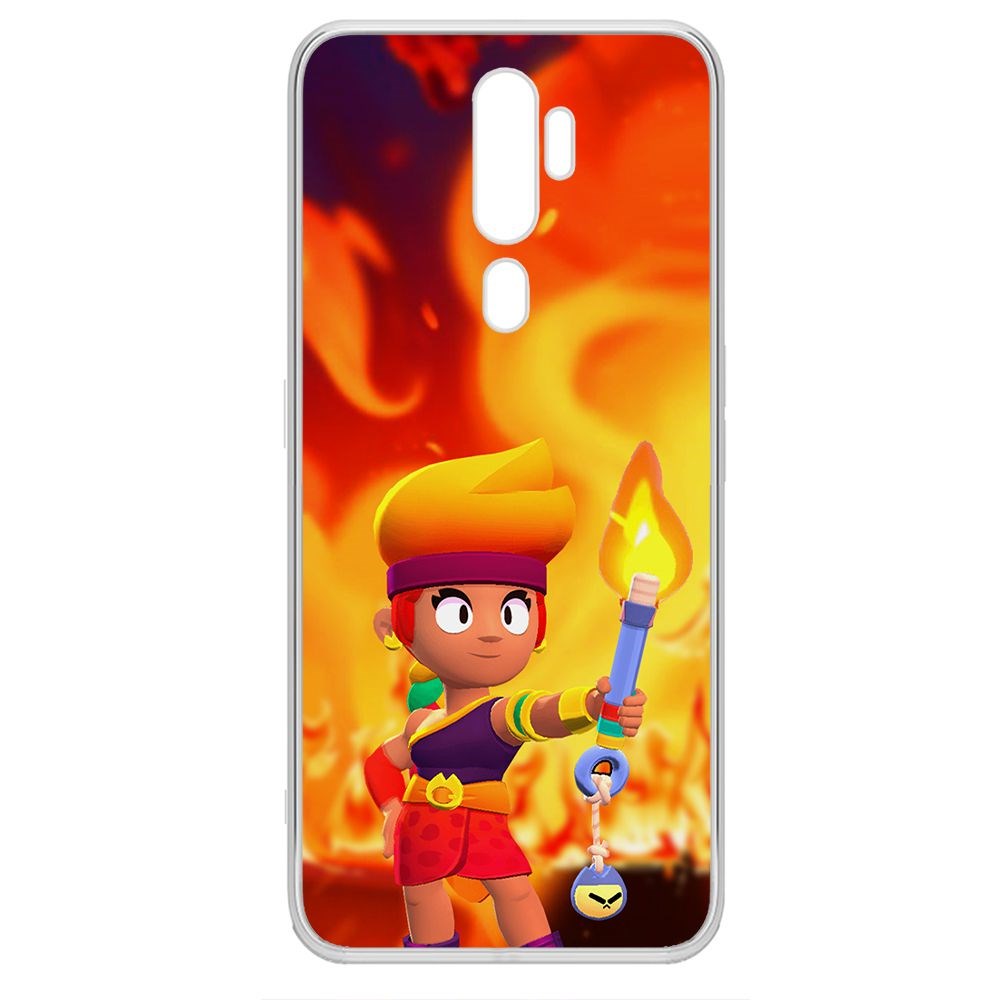 

Чехол-накладка Brawl Stars-Амбер для Oppo A5 (2020), Прозрачный