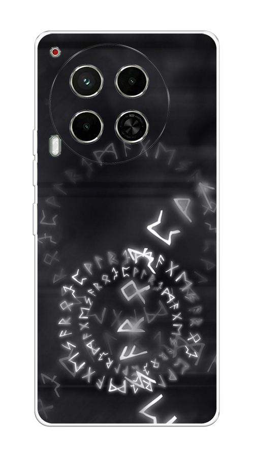 

Чехол на Tecno Camon 30 5G "Руны", Серый;черный, 305550-1