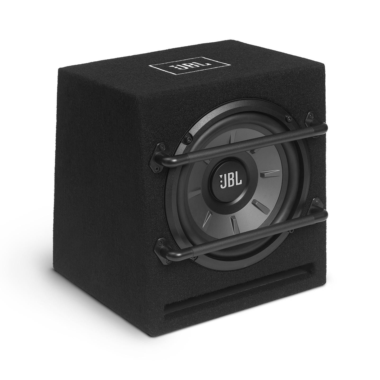 

Автомобильный корпусной активный сабвуфер 8” (20 см) JBL STAGE800BA, STAGE800BA