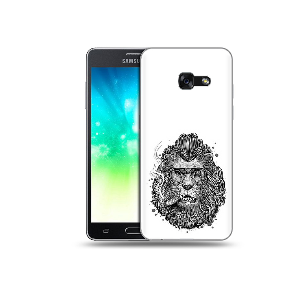 

Чехол MyPads Tocco для Samsung Galaxy A3 (2017) курящий лев (PT51197.565.432), Прозрачный, Tocco
