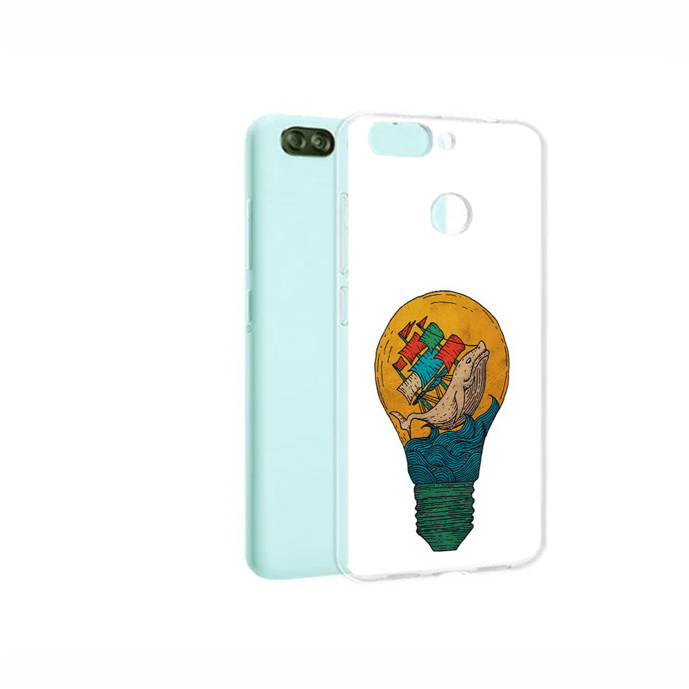 Чехол MyPads Tocco для ZTE Blade V9 Vita кит в лампочке с парусами (PT136572.445.387)
