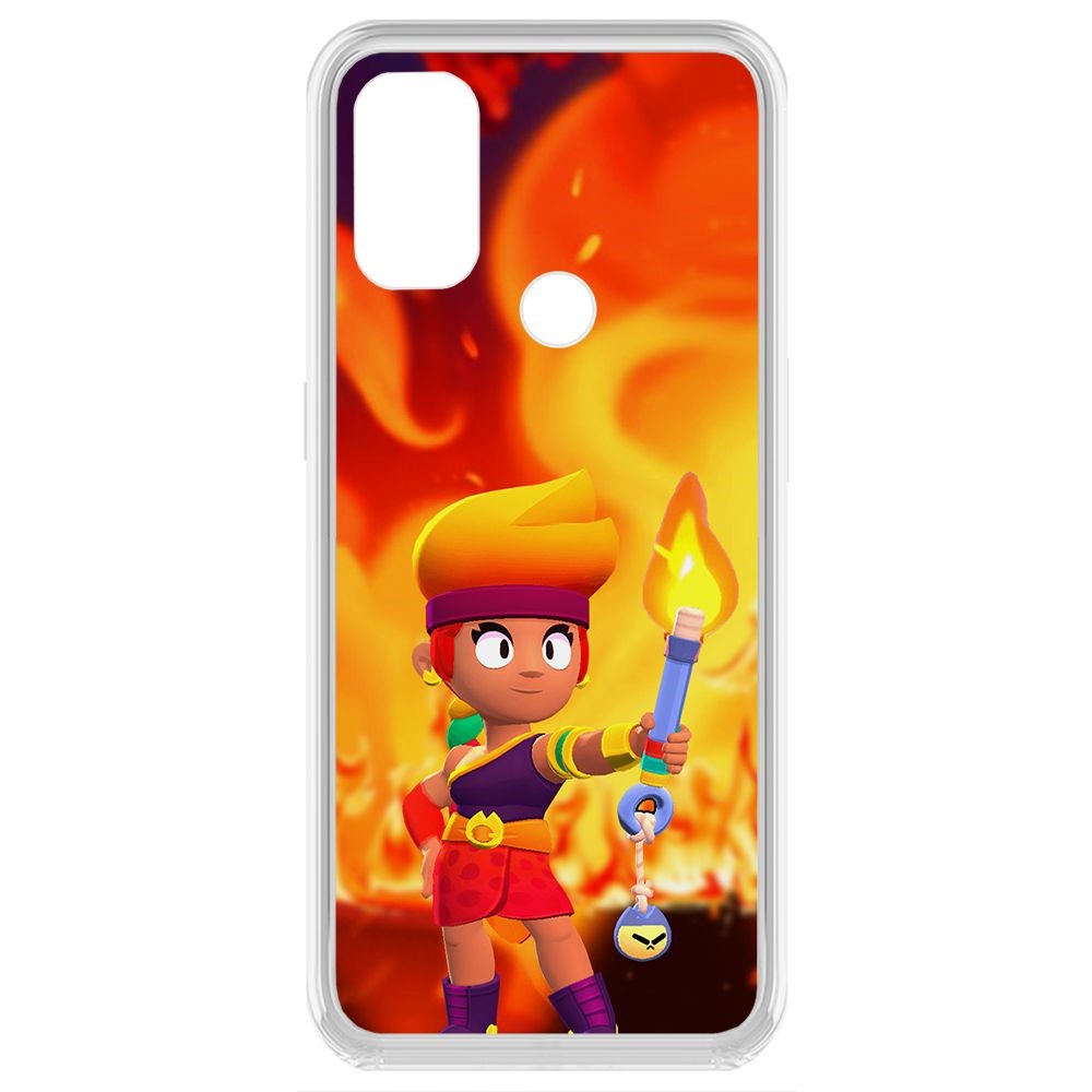 

Чехол-накладка Brawl Stars-Амбер для OnePlus Nord N100, Прозрачный