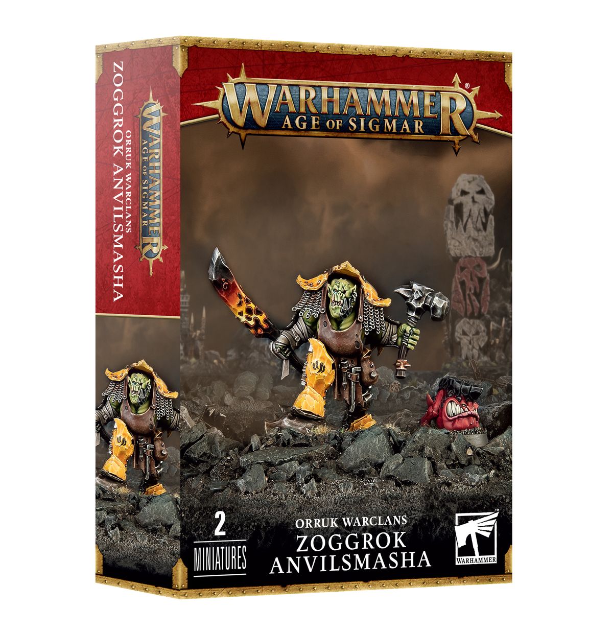 Миниатюры для игры Games Workshop Warhammer Age of Sigmar: Zoggrok Anvilsmasha 89-62
