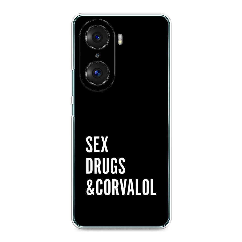 

Чехол на Honor 60 Pro "Corvalol", Черный;серый;белый, 6106750-6