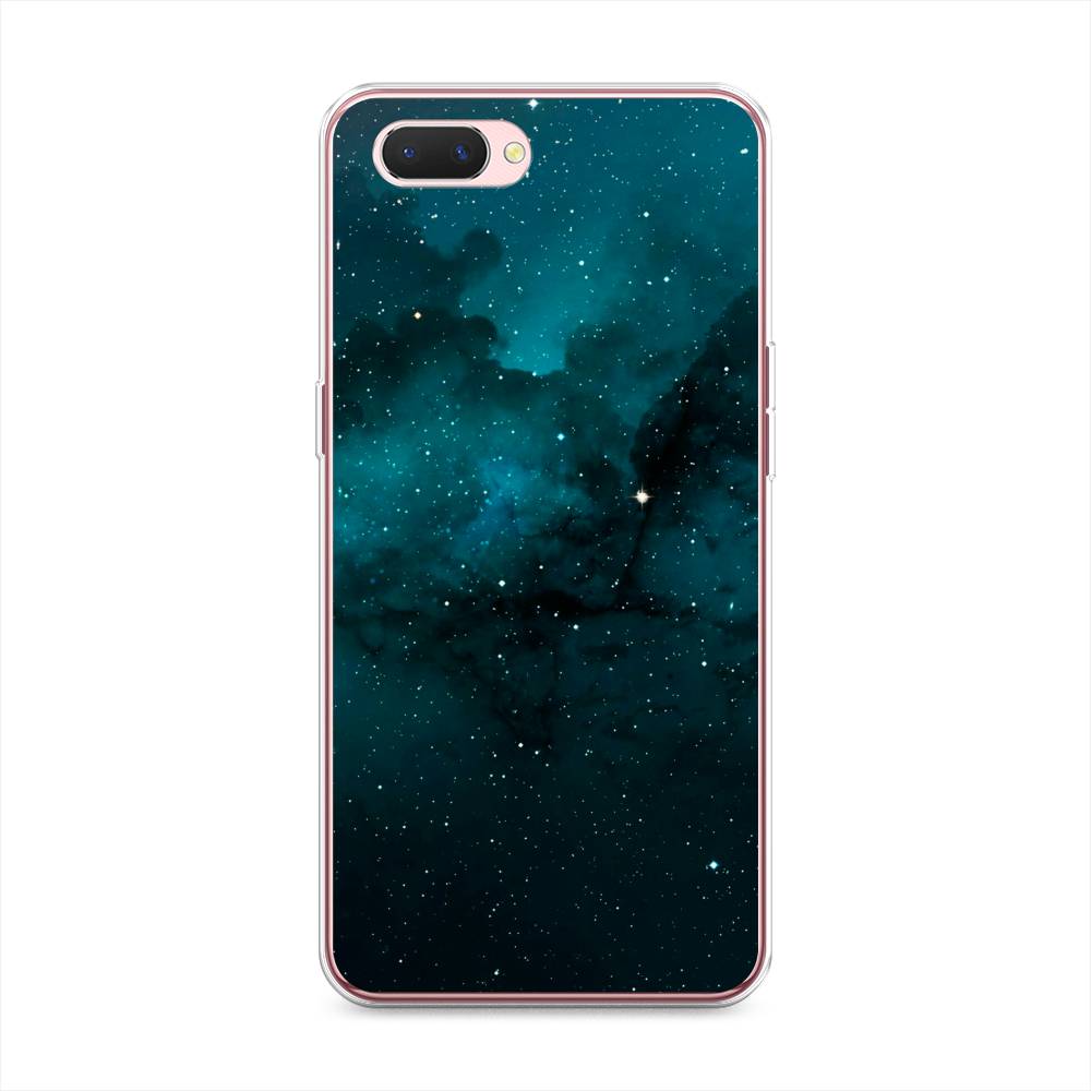 

Чехол на Oppo A3s "Синий космос", 252050-2